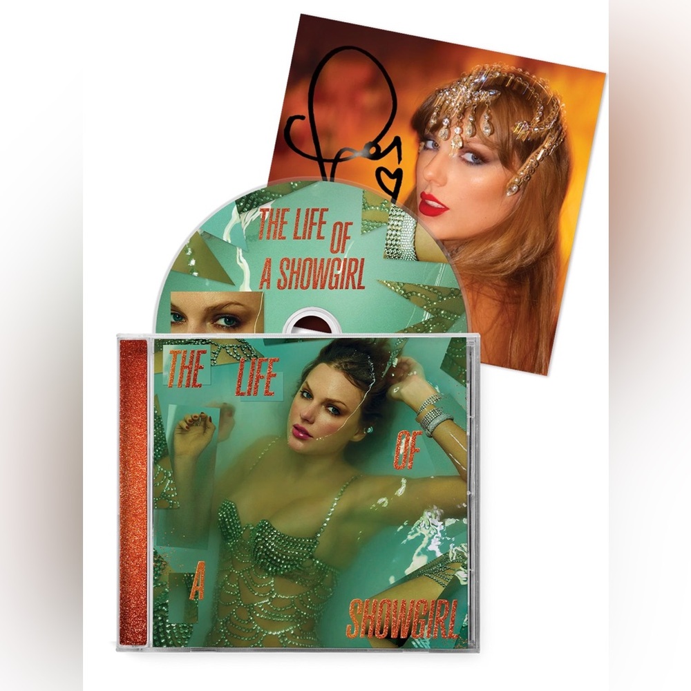 Taylor Swift - The Life of a Showgirl CD + Hand Signed Photo 1 - *PRESALE*